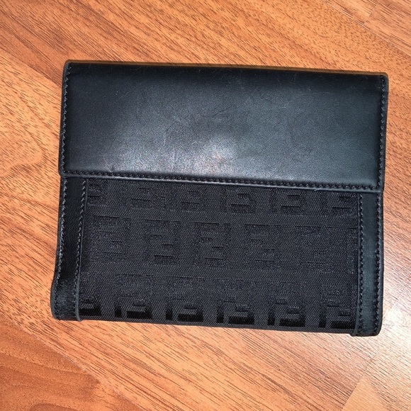 Authentic Fendi Zucca FF Logo Compact Wallet - Picture 8 of 14
